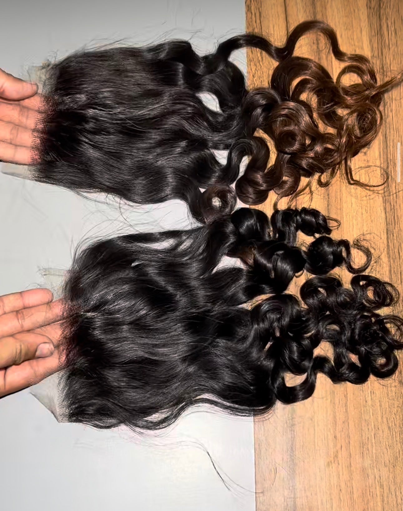 Luxe Royale Raw Indian Closure
