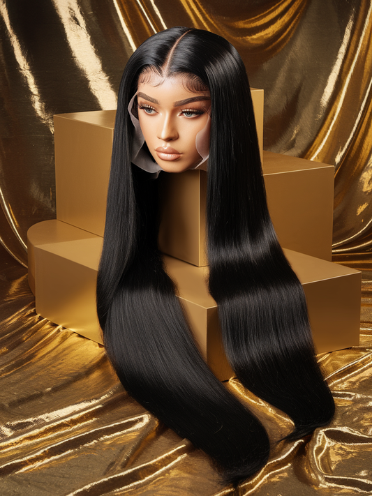 The Icon Royale Straight 13x4 HD Closure Unit